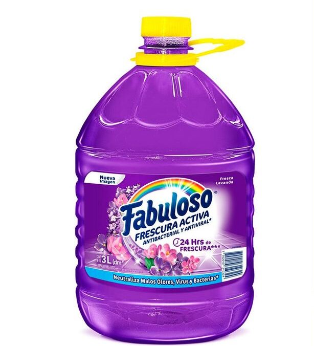 Limpia Pisos Fabuloso Antibacterial Lavanda x3L Frutimax